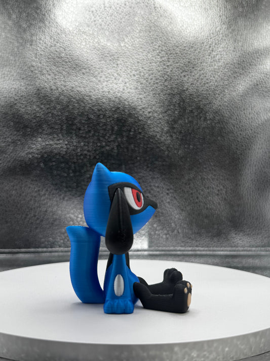 Riomon 3d Print COLORED 3 Inches Tall - Metallic Shine