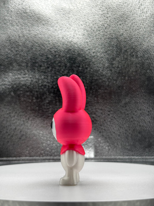 My Pink Bunny 3d Print COLOR - Metallic Shine
