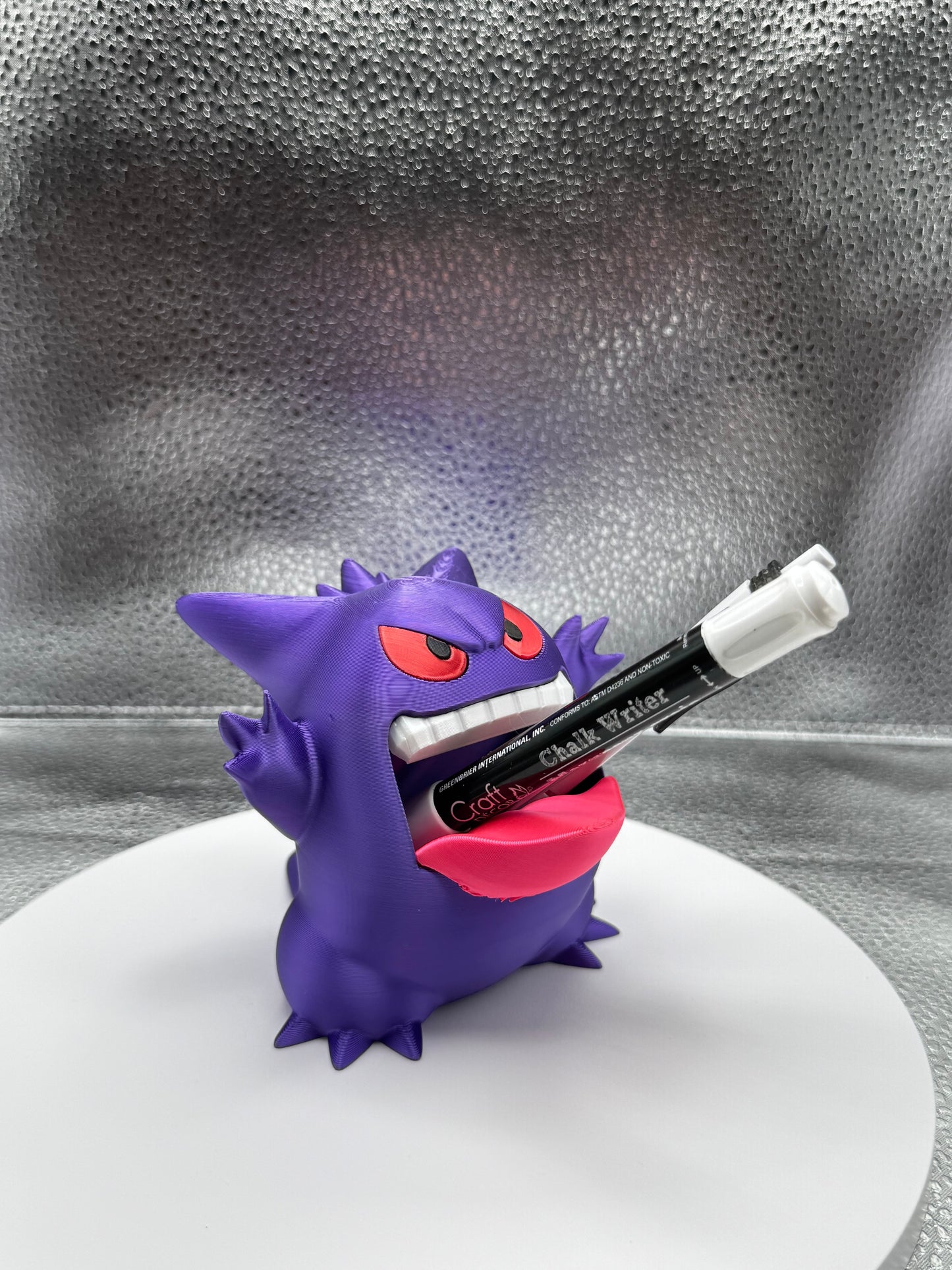 Gengmon 3d Printed Pen Holder - Metallic Shine