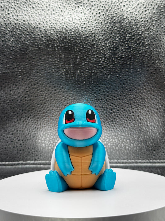 Turtlemon 3d Print COLORED 3 Inches Tall- Metallic Shine