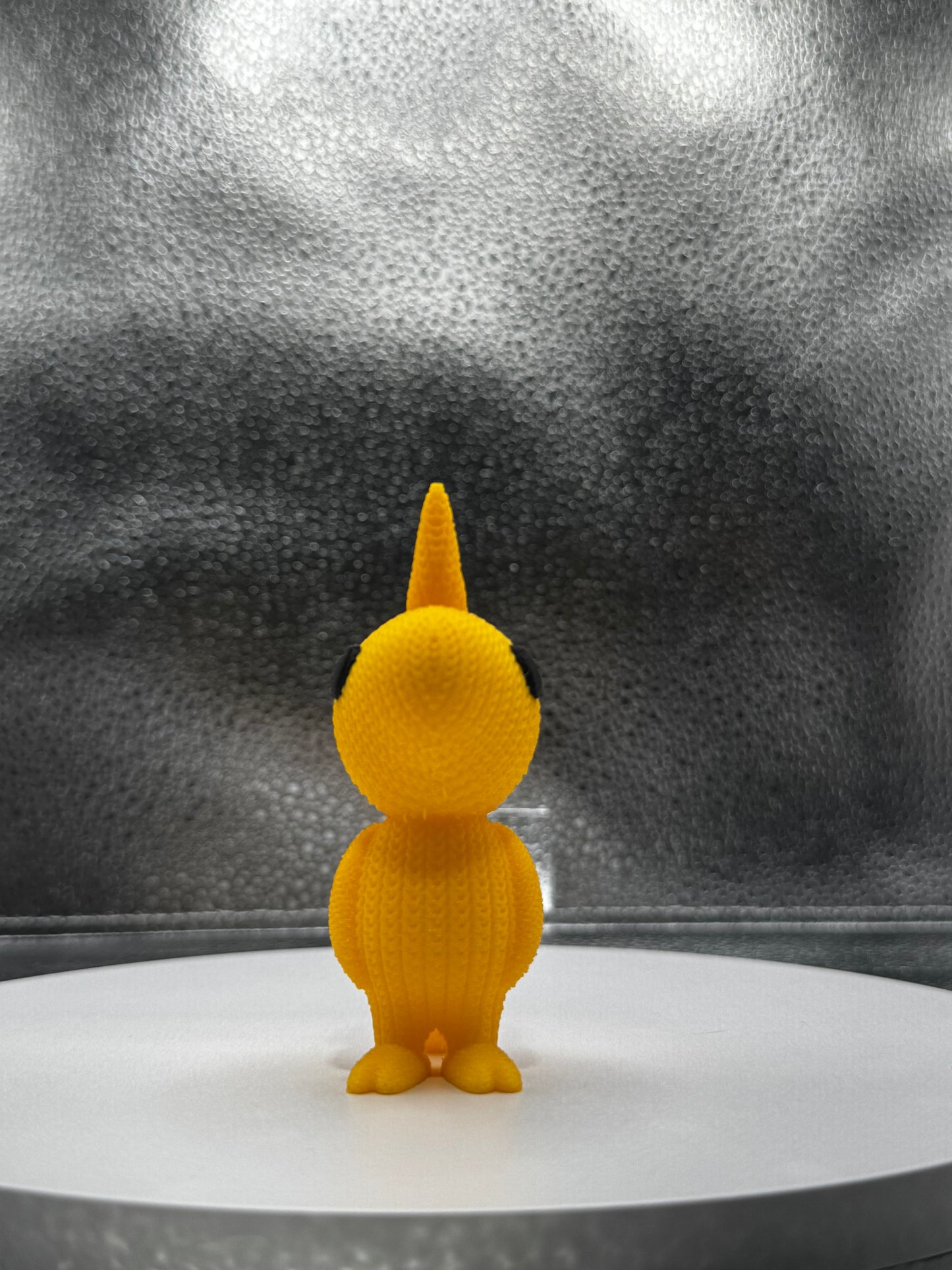 Yellow Bird 3d Print Colored