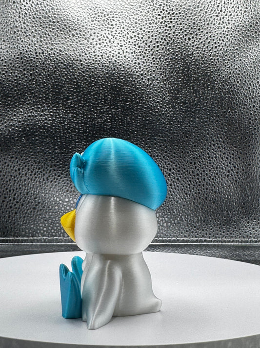 Quaxmon 3d Print COLORED 3 Inches Tall - Metallic Shine