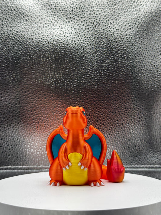 Zardmon 3d Print COLORED 3 Inches Tall - Metallic Shine