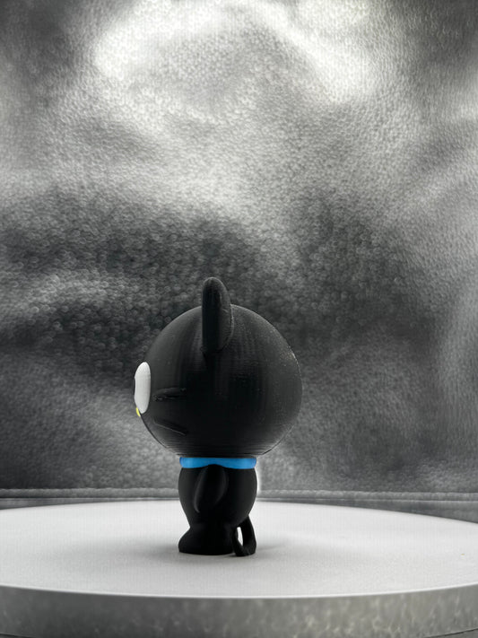 Chocolate Kat 3d Print - Colored