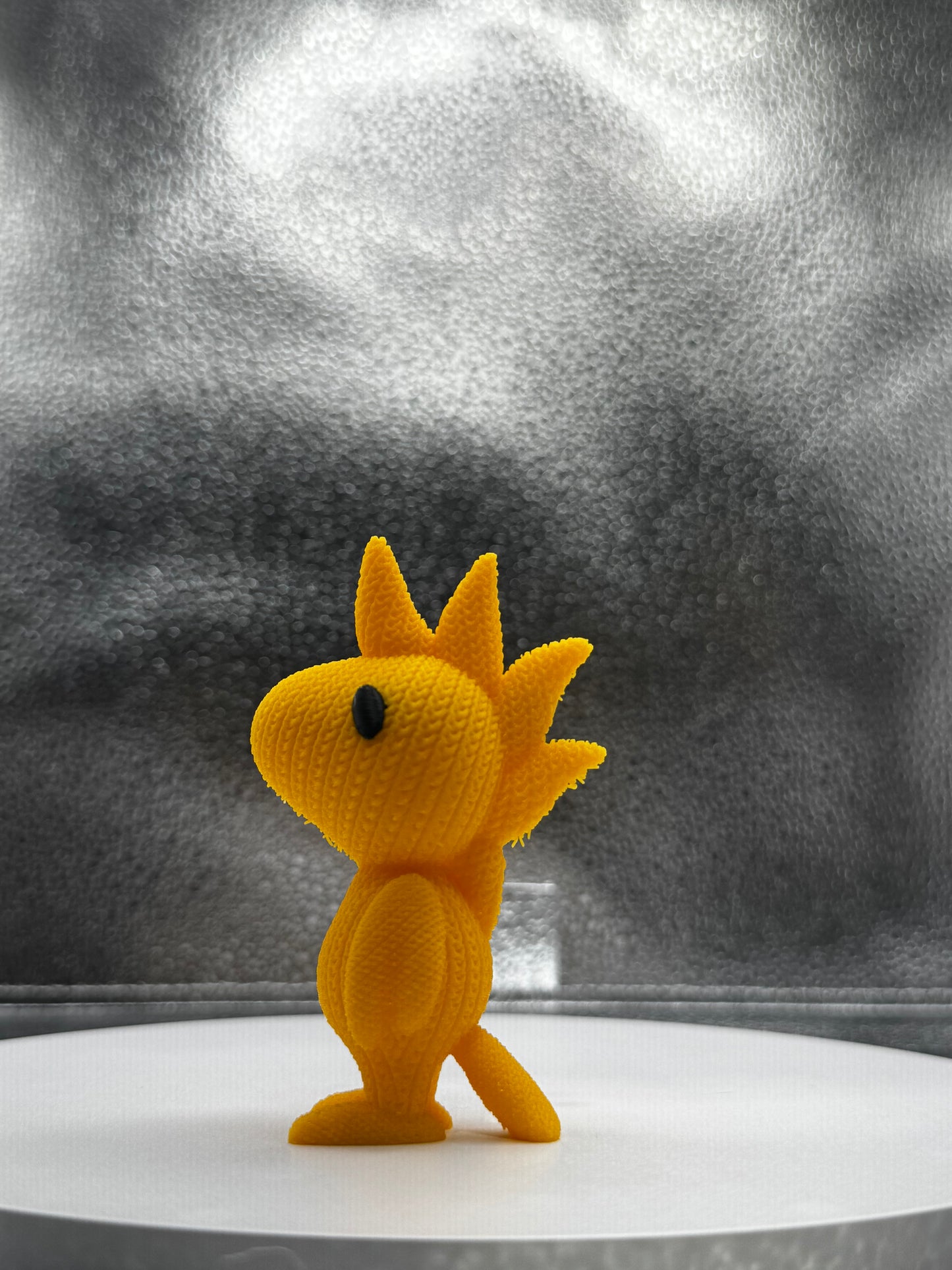 Yellow Bird 3d Print Colored
