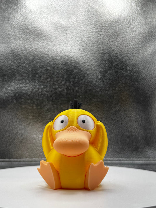 Psychic Duckmon 3d Print COLORED 3 Inches Tall - Metallic Shine