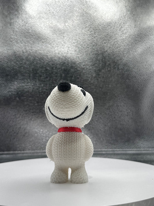 Snoopin Dog 3d Print Colored - Knitted Style