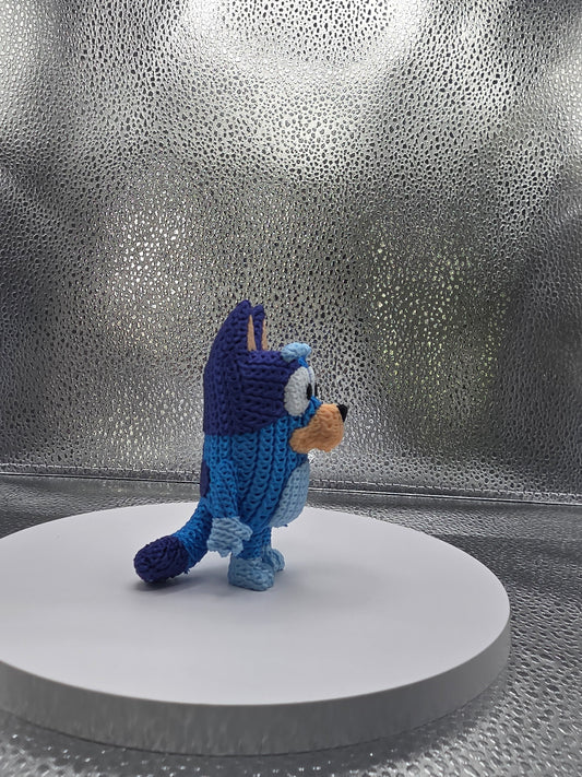 Cartoon Blue Dog 3D print