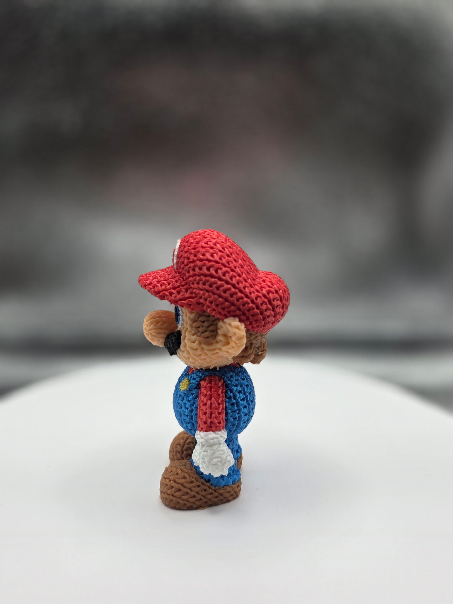 Knitted Italian Plumber Man 3d Printed Knitted