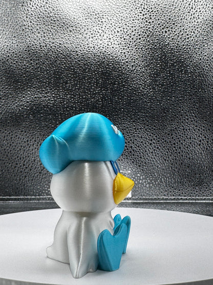 Quaxmon 3d Print COLORED 3 Inches Tall - Metallic Shine