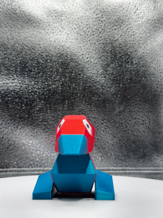 Porymon 3d Print COLORED 3 Inches Tall - Metallic Shine