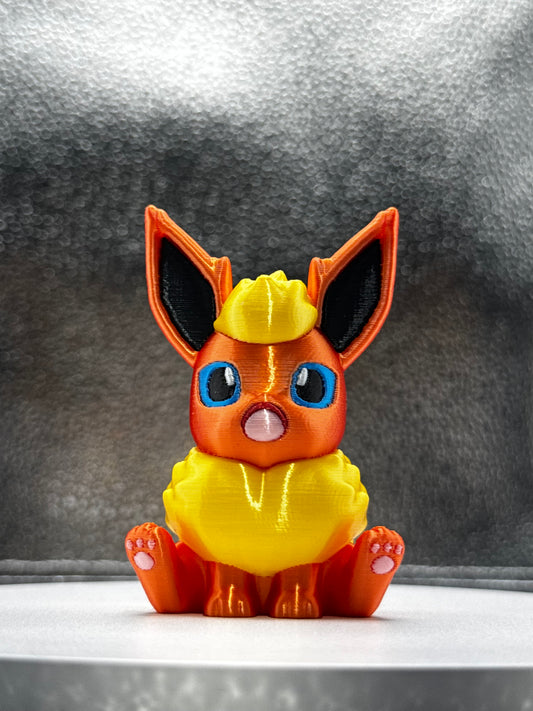 Flaremon 3d Print COLORED 3 Inches Tall - Metallic Shine