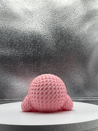 Mr. Pink Circle Knitted Style 3d Printed - Mr. Pink Circle- Metallic Shine