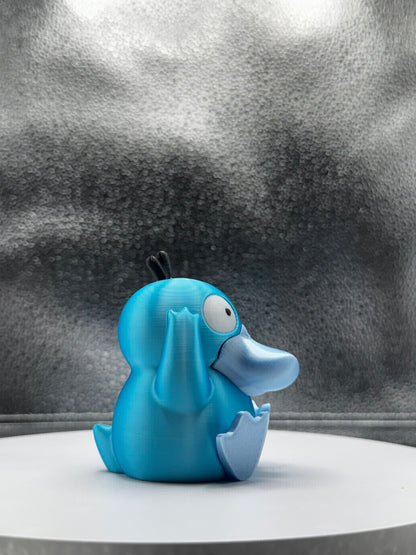 Psychic Duckmon 3d Print COLORED 3 Inches Tall - Metallic Shine