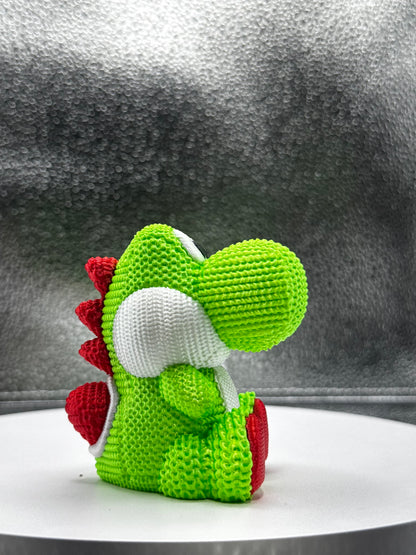 Knitted Style Yoshman 3d Print COLORED 3 Inches Tall - EVERY COLOR