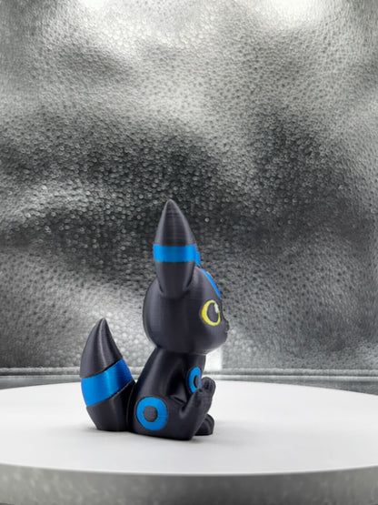 Umbremon 3d Print COLORED 3 Inches Tall