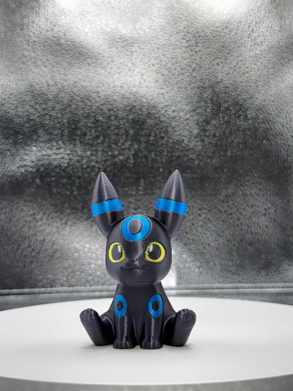 Umbremon 3d Print COLORED 3 Inches Tall