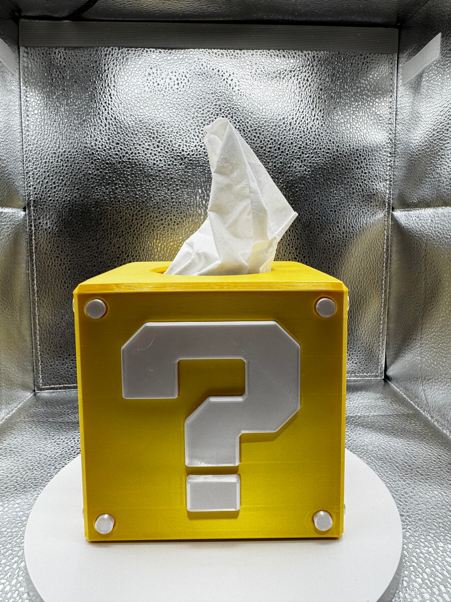 Questioning Block Tissue Box 3d Print