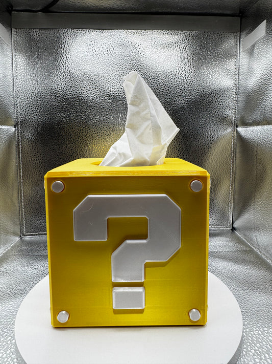 Questioning Block Tissue Box 3d Print