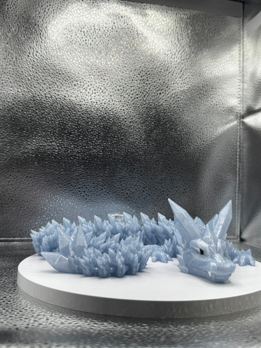 Large Crystal Dragon 3D Print - Random Color