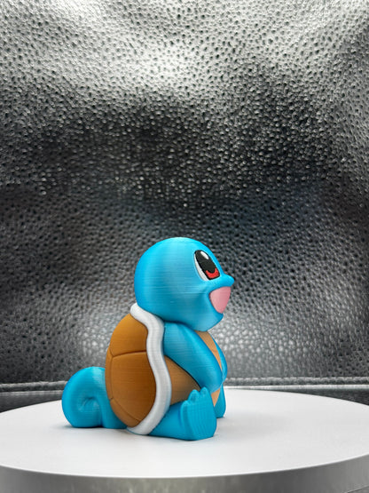 Turtlemon 3d Print COLORED 3 Inches Tall- Metallic Shine