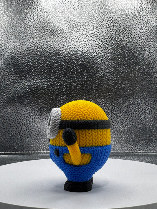 Yellow Helper Knitted Style 3D Print