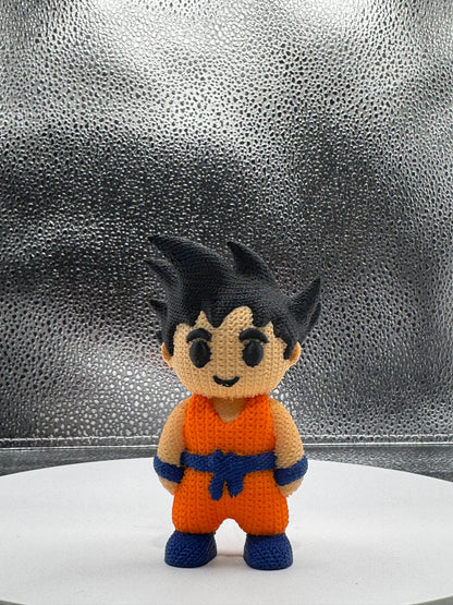 Yelling Strong Man Knitted Style 3D Print