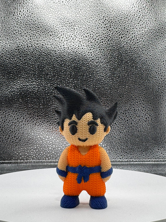 Yelling Strong Man Knitted Style 3D Print