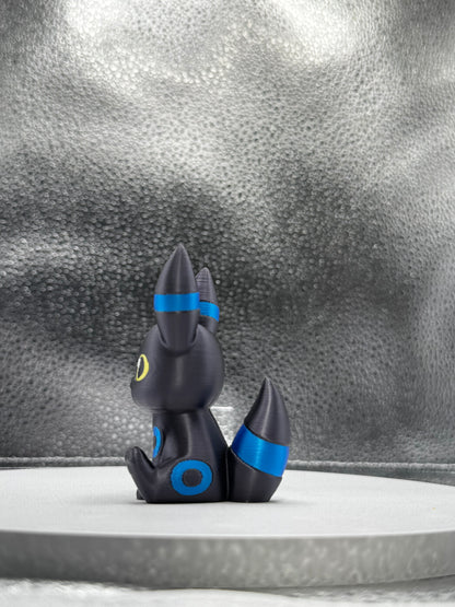 Umbremon 3d Print COLORED 3 Inches Tall