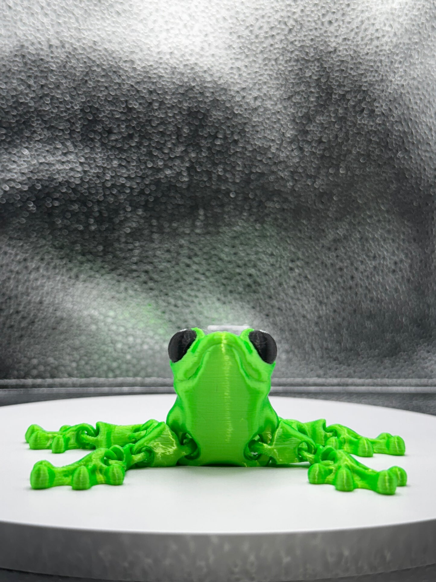 Flexi Frog 3D Print - Metallic Shine