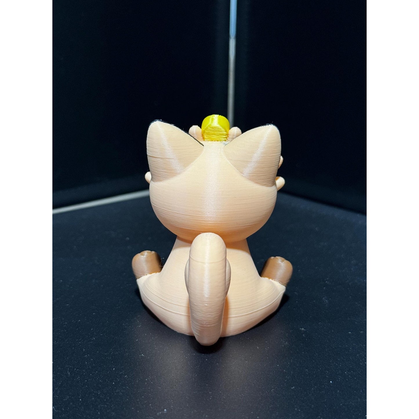 Meowmon 3d Print COLORED 3 Inches Tall - Metallic Shine