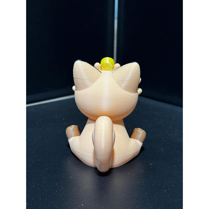 Meowmon 3d Print COLORED 3 Inches Tall - Metallic Shine