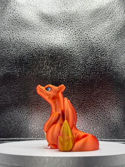Zardmon 3d Print COLORED 3 Inches Tall - Metallic Shine