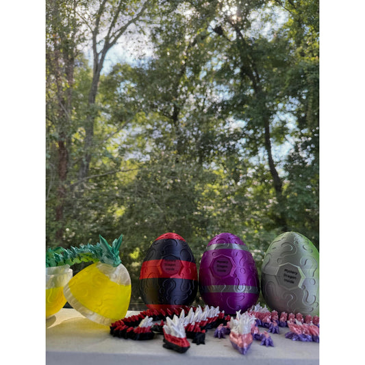 MYSTERY Dragon and Egg - 3d Printed - 70+ Color Combos