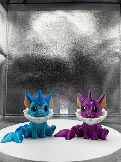 Vapormon3d Print COLORED 3 Inches- Metallic Shine