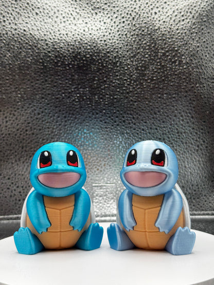 Turtlemon 3d Print COLORED 3 Inches Tall- Metallic Shine