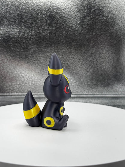 Umbremon 3d Print COLORED 3 Inches Tall