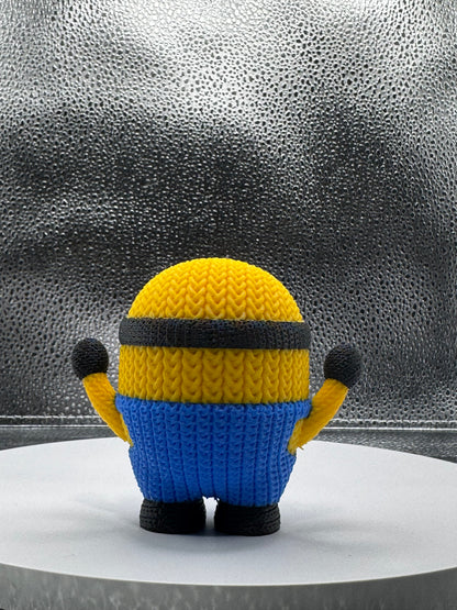 Yellow Helper Knitted Style 3D Print