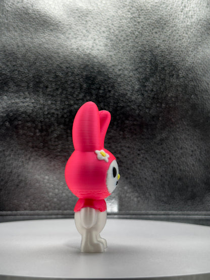 My Pink Bunny 3d Print COLOR - Metallic Shine