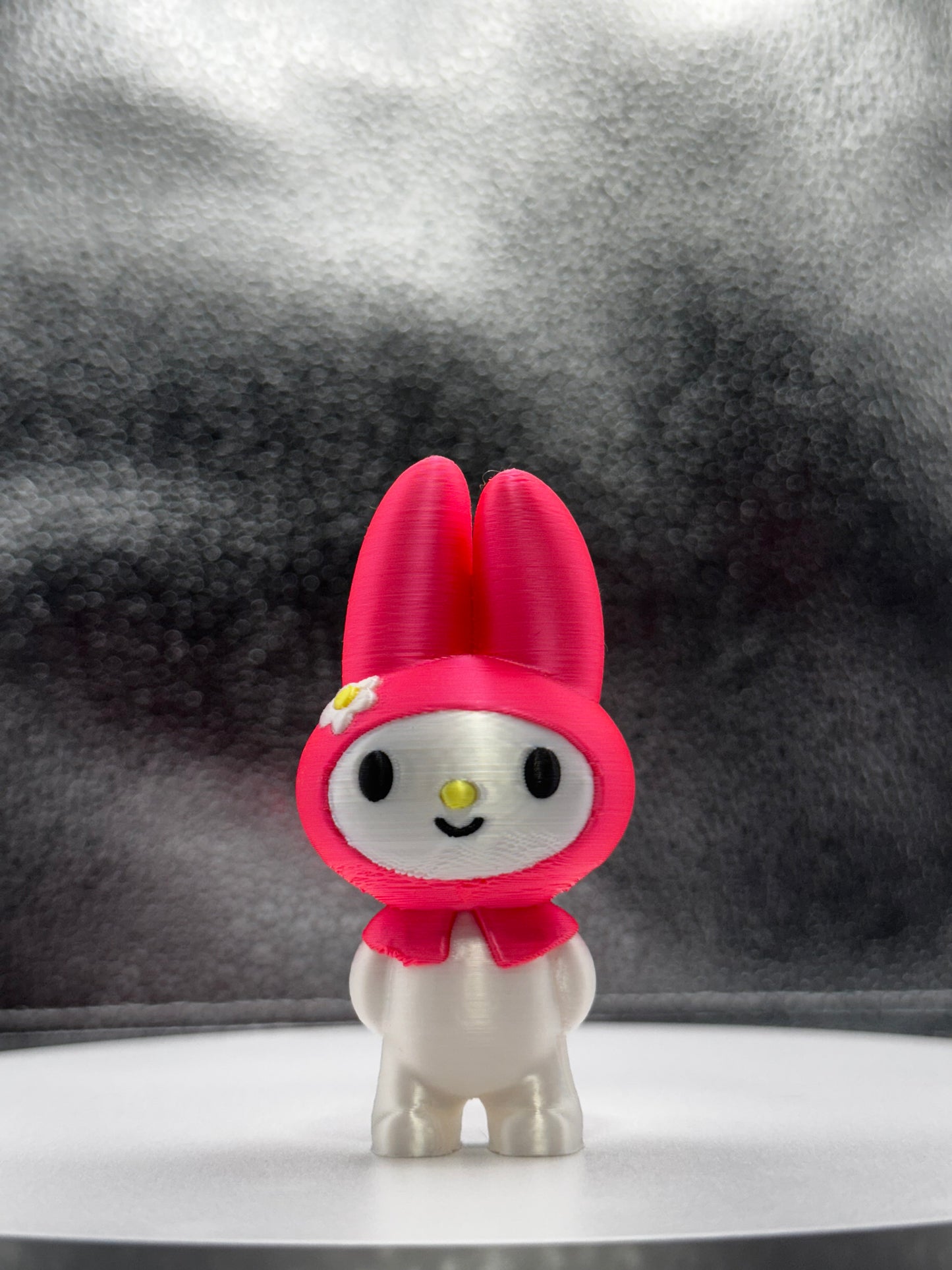 My Pink Bunny 3d Print COLOR - Metallic Shine