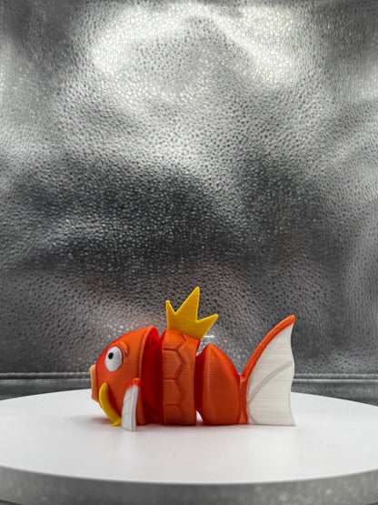 Karpmon 3d Print COLORED 3 Inches Tall - Metallic Shine - WIGGLES