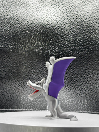 Dinomon 3d Print Colored 3 Inches Tall  - Metallic Shine