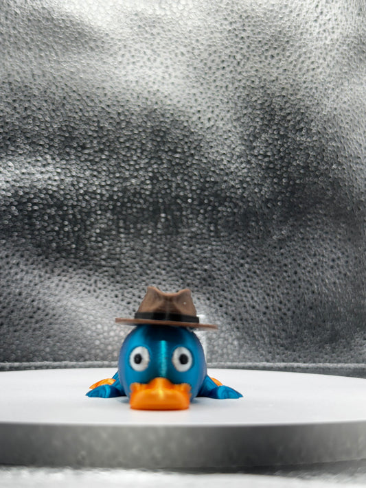 Agent Platypus 3D Print - Hat Removable - Wiggles