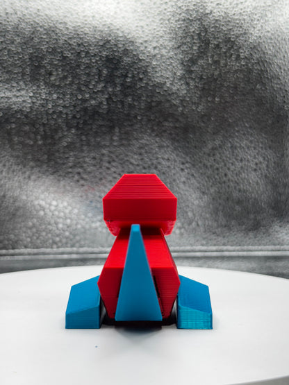 Porymon 3d Print COLORED 3 Inches Tall - Metallic Shine