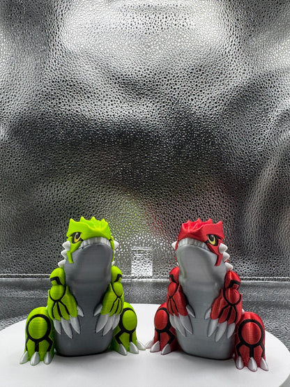 Groudmon 3d Print COLORED 3 Inches - Metallic Shine