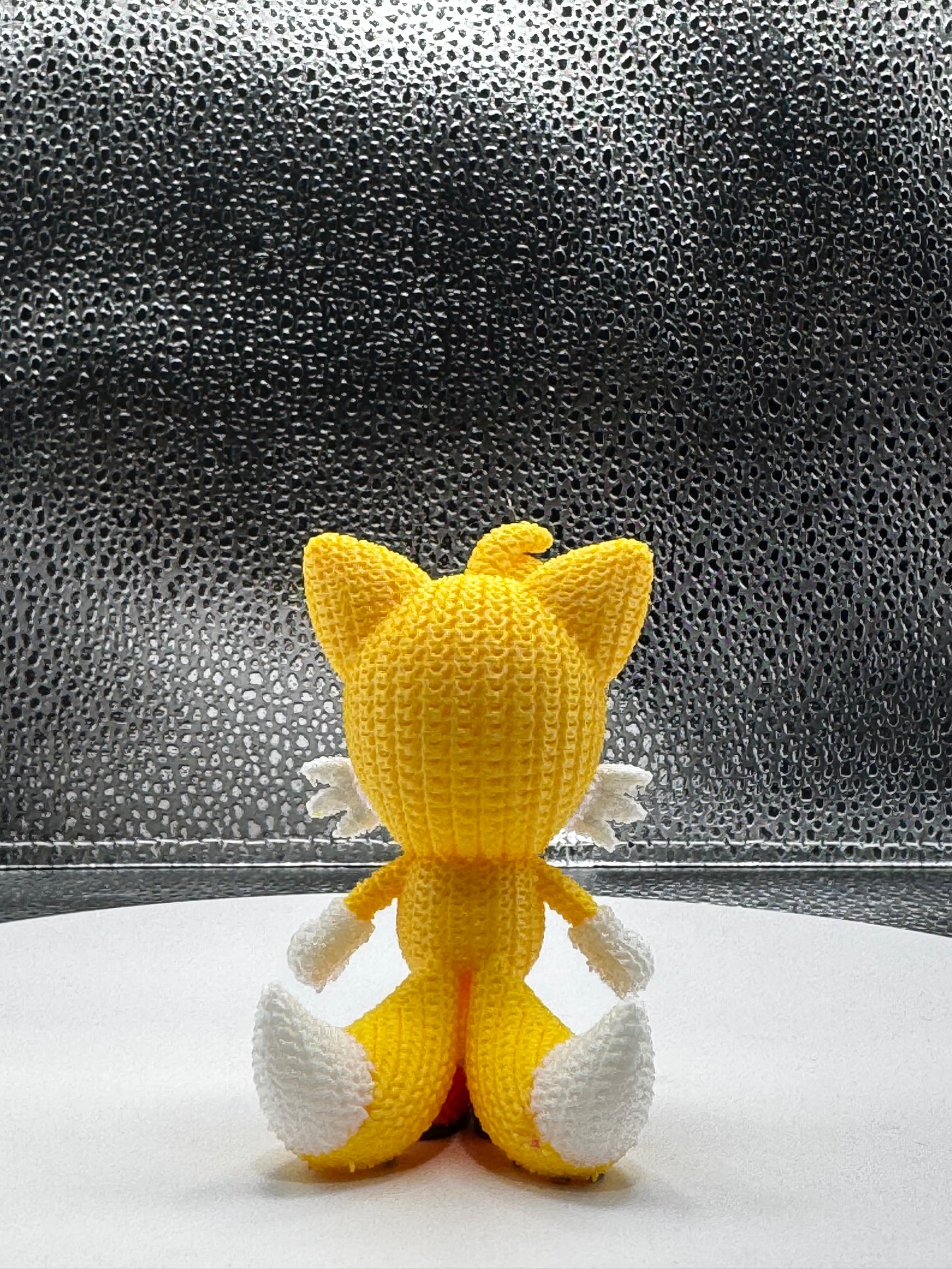 Yellow Fox Knitted Style 3D Printed