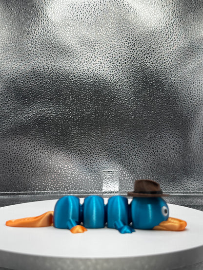 Agent Platypus 3D Print - Hat Removable - Wiggles