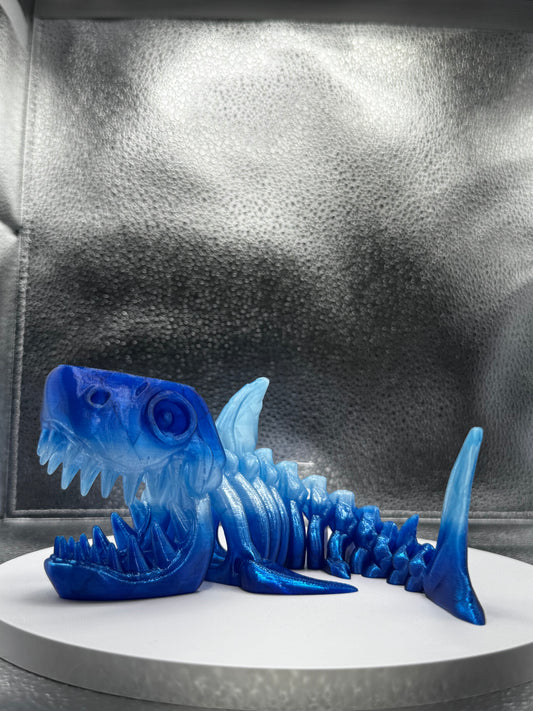 Flexi Skeleton Shark 3D Print