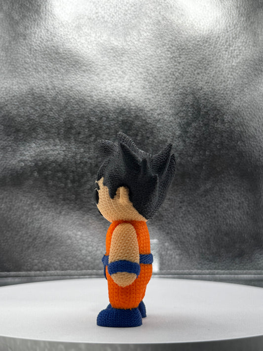 Yelling Strong Man Knitted Style 3D Print