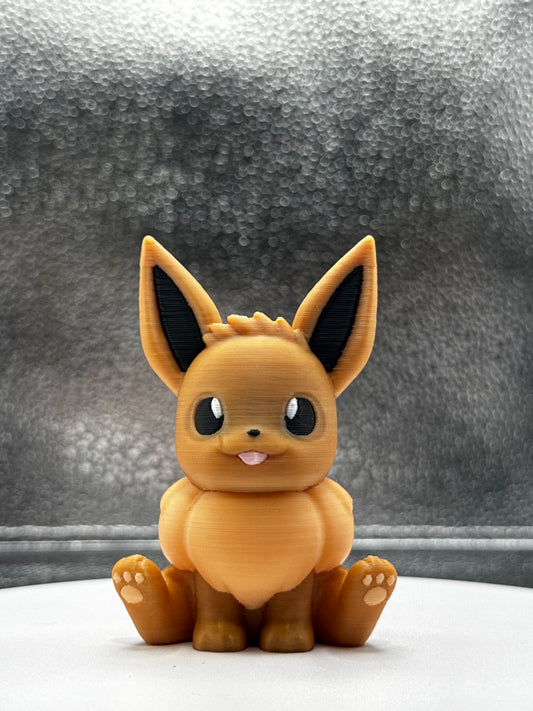 Eevmon 3D Print COLORED 3 Inches Tall - Metallic Shine